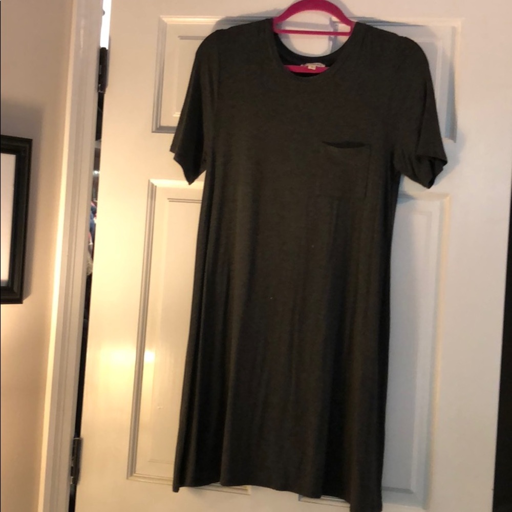 Grey T-shirt dress